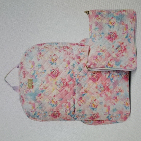 NEW Betsy Johnson Cotton Quilted Backpack With Purse main image 12